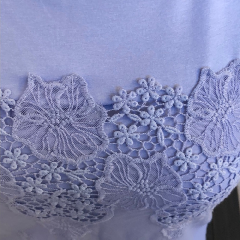 lilac lace top - Picture 3 of 5